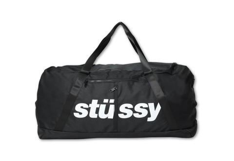 Stussy Italic Duffle Bag Black 