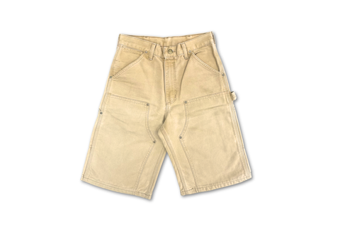  Vintage 90s Carhartt Faded Brown Double Knee Canvas Shorts 