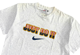  Vintage 90s Nike USA Just Do it Grey Tee 