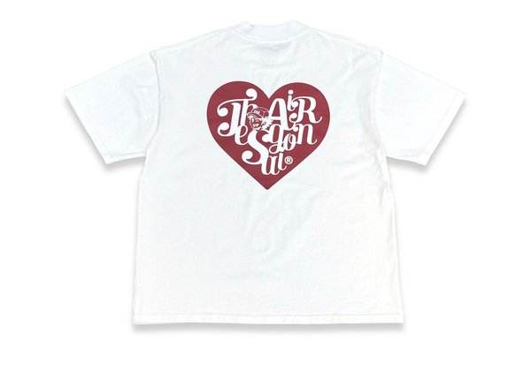  The Air Saigon® Heart Logo V2 Love White Tee 