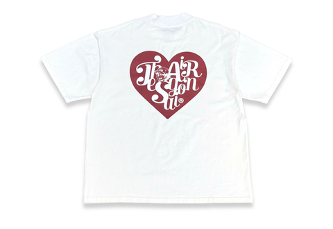  The Air Saigon® Heart Logo V2 Love White Tee 