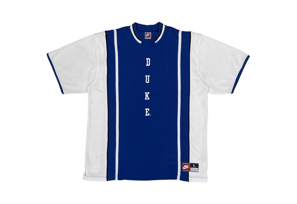  Vintage Nike Duke University Blue Devils Warm Up Shirt 