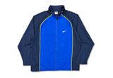  Vintage 90s Nike Basketball Fullzip Blue Jacket 