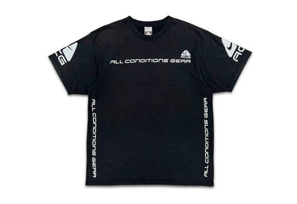  Vintage 00s Nike ACG Special Big Print Black Tee 