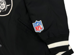  GU Raiders NFL Football Embroidered Warm-up Jacket Black 