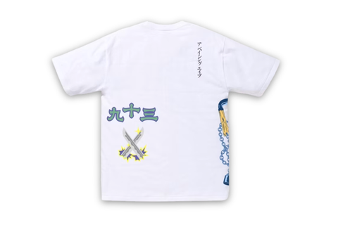  Bape Ninja White Tee 