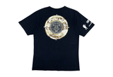  Aape Vertical Camo Spellout Black Tee 