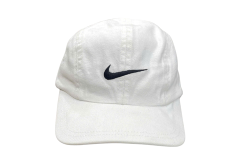  Vintage 2000s Nike 5-Panel Hat White 