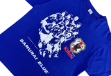  Vintage JFA Kirin Japan Nation Football Team Samurai Blue Tee 