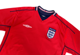  Vintage 2002-2004 Umbro England Football Team Double Sided Jersey 