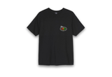  Stussy Rasta Oval Pigment Dyed Black Tee 