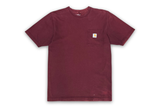  Carhartt Original Fit Pocket Port Maroon Tee 