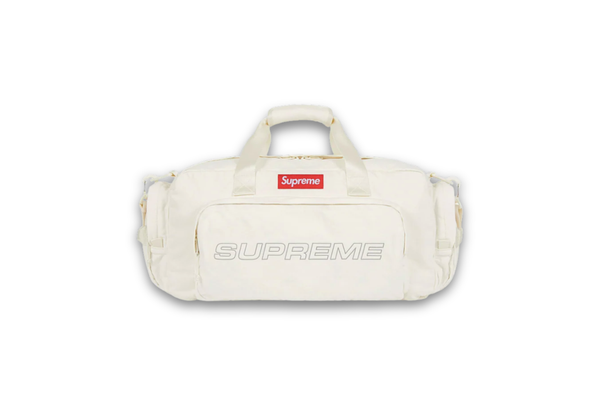  Supreme Denim White Duffle Bag (SS25) 