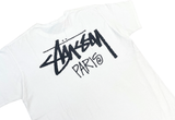  Stussy Stock Paris White Tee 