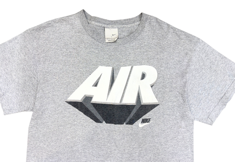  Vintage 00s Nike Basketball Air Spellout Tee Grey 