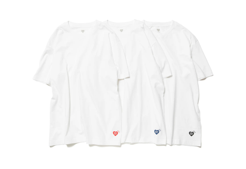  Human Made 3-Pack Tee Set White 