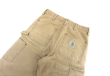  Vintage 90s Carhartt Faded Brown Double Knee Canvas Shorts 