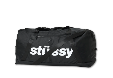  Stussy Italic Duffle Bag Black 