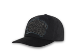  Stussy Mid-Depth Sport Patch Snapback Shadow Black 