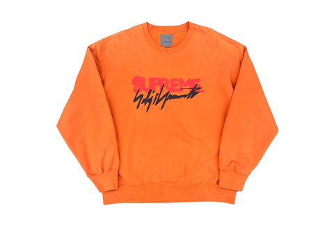  Supreme Yohji Yamamoto Crewneck Orange 