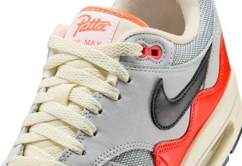  Nike Air Max 1 Patta Waves Hyper Crimson Pure Platinum (With Bracelet) 