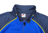  Vintage 90s Nike Basketball Fullzip Blue Jacket 