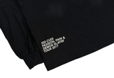  Virgil Abloh x Kid Cudi Passion Pain Demon Slayin Tour Long Sleeve Black Tee 