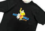  Vintage Santaworld Swedish Outdoor Style Black Tee 