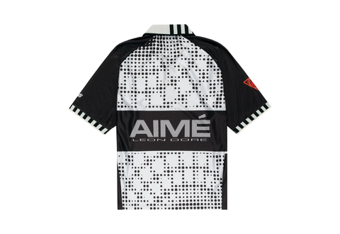  Aimé Leon Dore x New Balance Sport Zip Polo Black White 