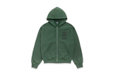  Stussy Link Sport Gar Dyed Zip Hoodie Pine 
