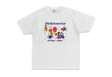  Vintage 90s Walk America "Healthy Happy Kids" Graphic White Tee 
