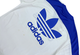  Vintage 90s adidas France Tricolor Stripe Football Jersey White 