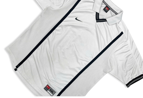  Vintage 90s Nike Sporty Blockcore Glossy Football Jersey 