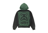  Stussy Link Sport Gar Dyed Zip Hoodie Pine 