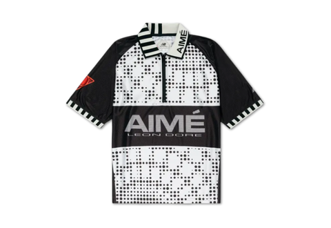  Aimé Leon Dore x New Balance Sport Zip Polo Black/White 