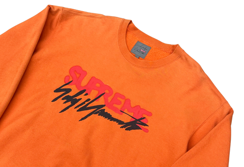  Supreme Yohji Yamamoto Crewneck Orange 