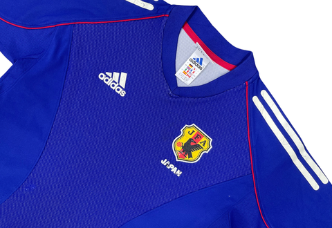  Vintage 2002 adidas Japan Home Jersey Blue 