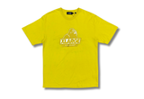  XLARGE Center Embroidered Logo Yellow Tee 