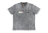  The Air Saigon® Customize Big Logo Washed Pocket Tee Grey 