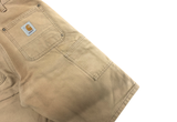  Vintage 90s Carhartt Faded Brown Double Knee Canvas Shorts 