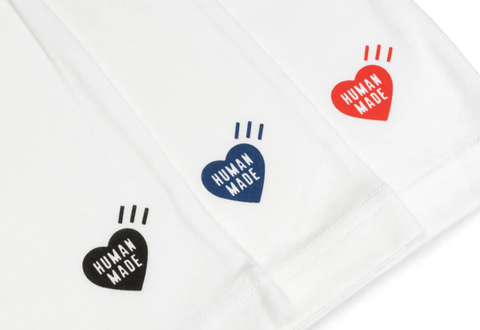  Human Made 3-Pack Tee Set White 