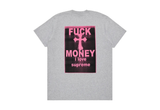  Supreme Fuck Money Heather Grey Tee 