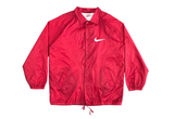  Vintage 90s Nike Snap Up Windbreaker Red Jacket 