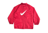  Vintage 90s Nike Snap Up Windbreaker Red Jacket 