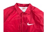  Vintage 90s Nike Snap Up Windbreaker Red Jacket 
