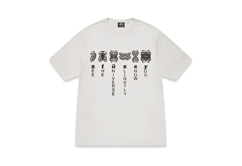  Stussy Universe Pigment Dyed Natural Tee 