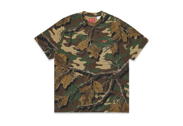  Supreme Small Box Tee Branch Wooland Camo (FW22) 