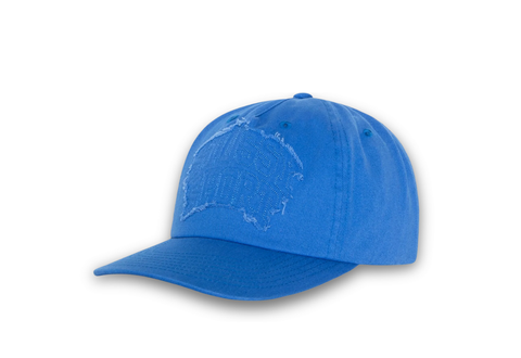  Stussy Mid-Depth Sport Patch Snapback Blue 