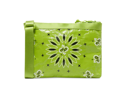  Supreme Bandana Tarp Side Bag 'Bright Green' SS22 