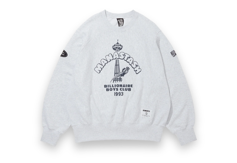  Billionaire Boys Club Embroidered Logo Gusset Cotton Sweatshirt 